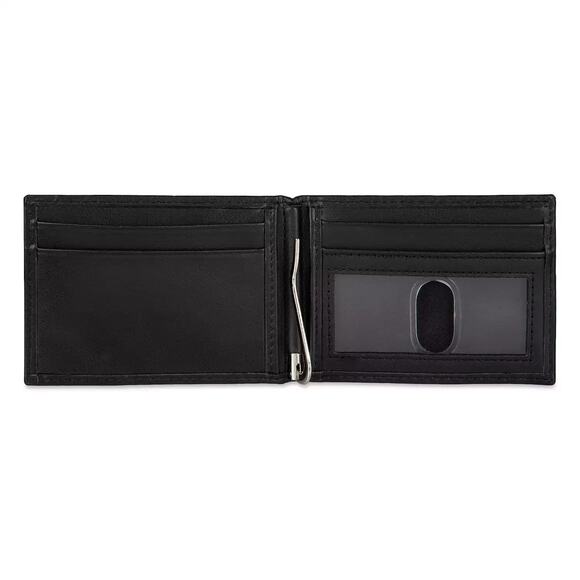 Sonoma Black Leather Trifold Wallet | RFID | Men’s Classic | NWT Gift Box - Picture 7 of 8